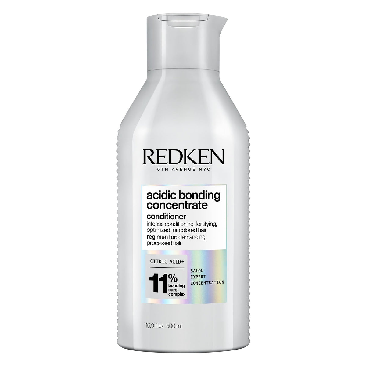 Redken front packaging showing product and strength benefit