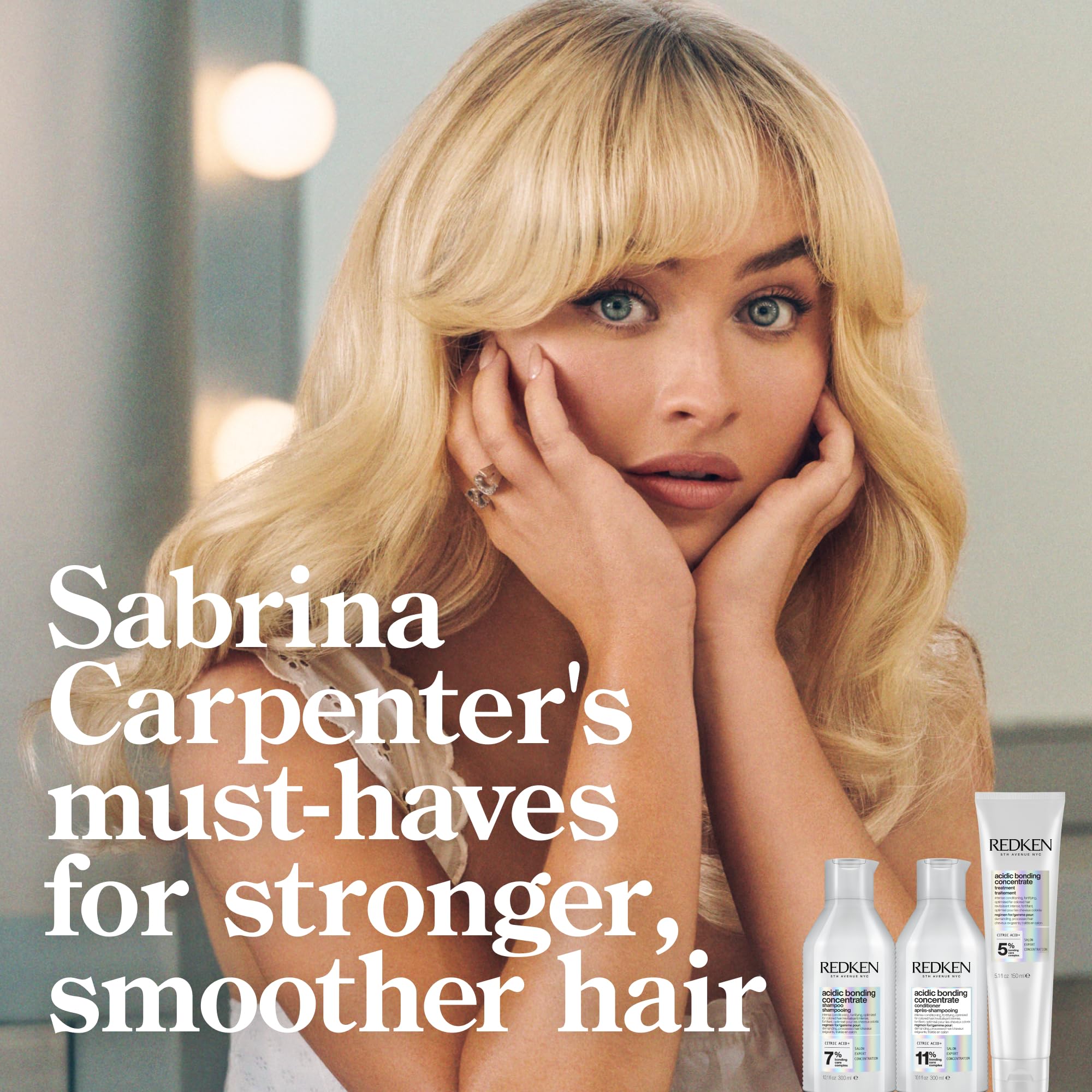 Redken rinsed hair result demonstrating smooth shine and softness benefit