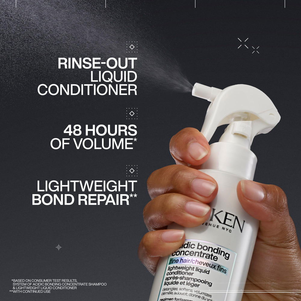 Redken spray nozzle dispensing fine mist for even application