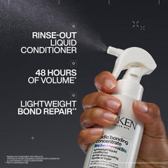 Redken spray nozzle dispensing fine mist for even application