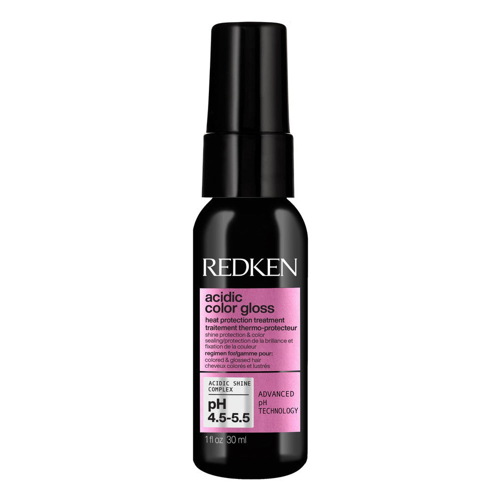 Redken Acidic Color Gloss front packaging showing product benefits and shine