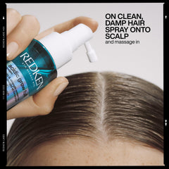 Redken product in bathroom routine for daily styling convenience
