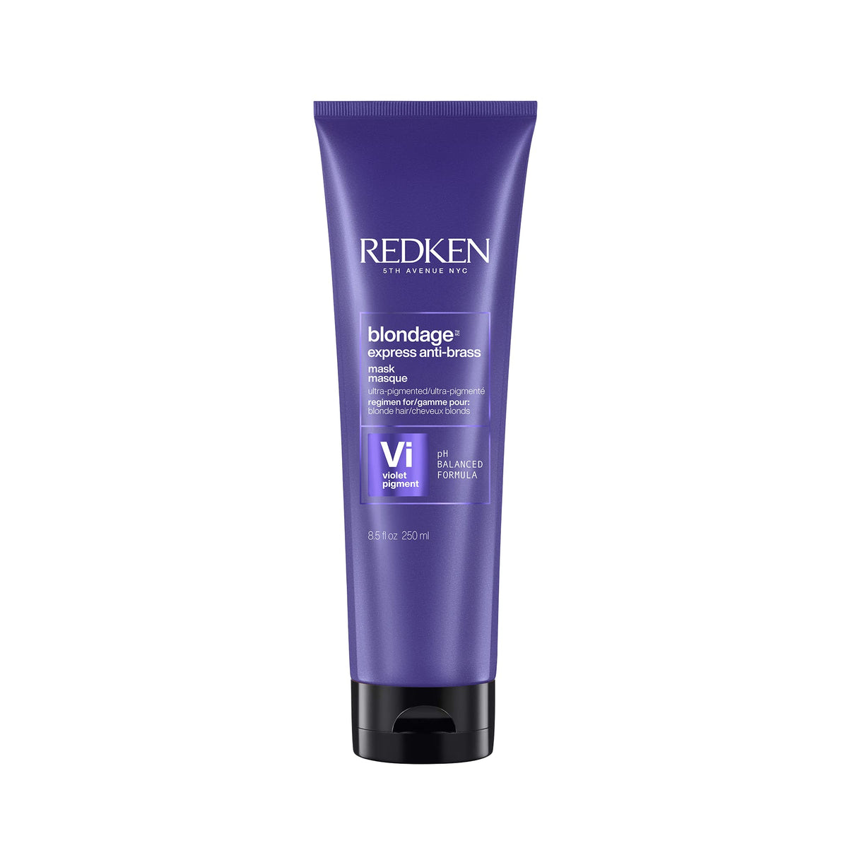 Redken Blondage front packaging showing product and benefits for toning