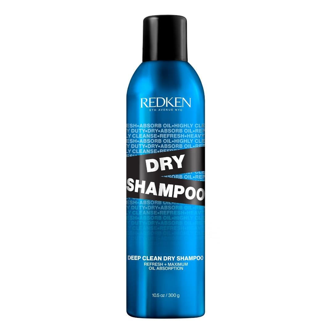 Redken deep clean front packaging showing product and benefit of oil absorption