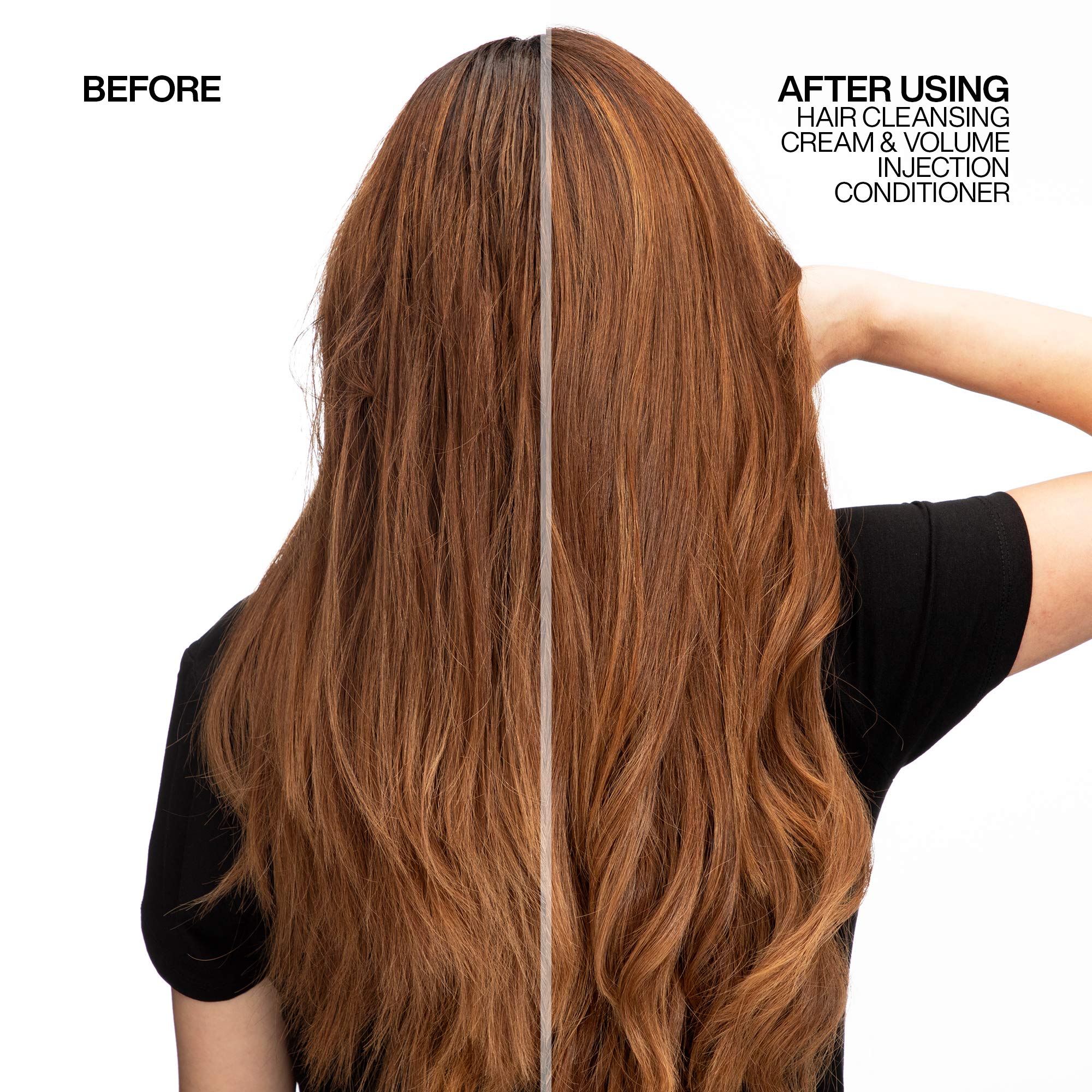 Redken cream texture close-up illustrating rich formula for effective residue removal