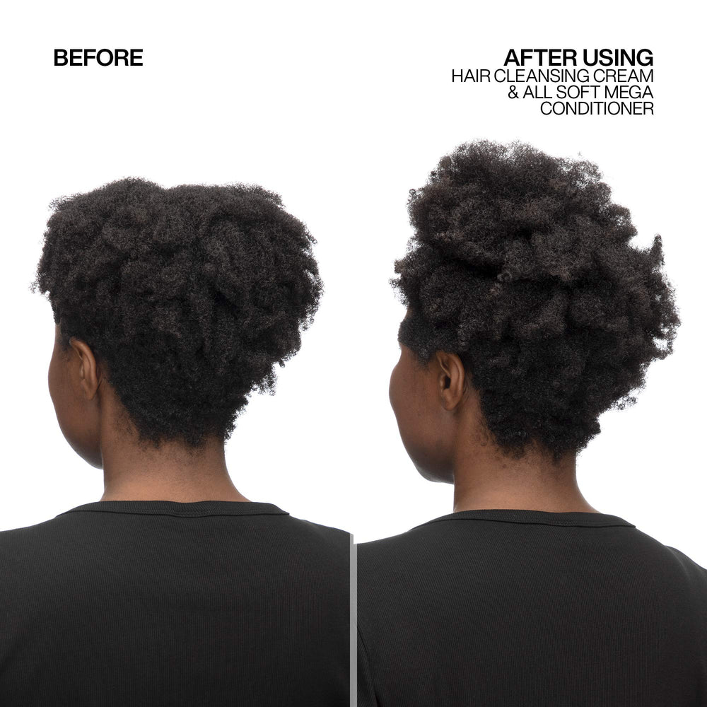 Redken bottle next to conditioner showing pairing to restore moisture after clarifying