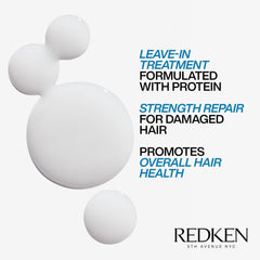 Redken Extreme Anti-Snap ingredient label close-up highlighting Strength Complex