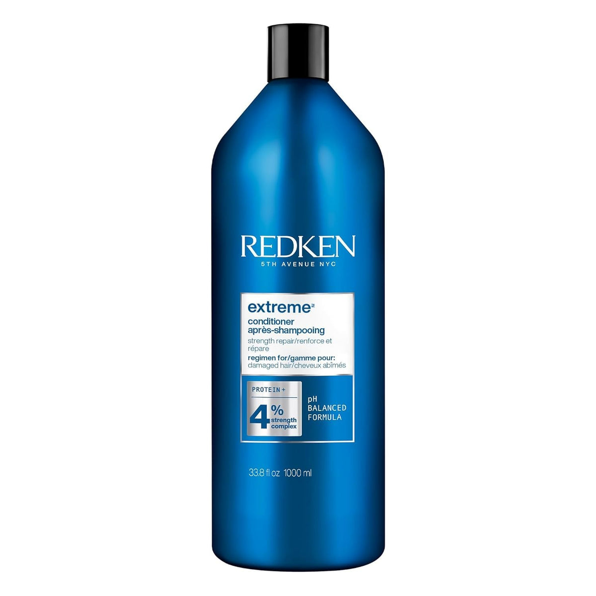 Redken Extreme Conditioner front bottle shows professional packaging and large size benefit
