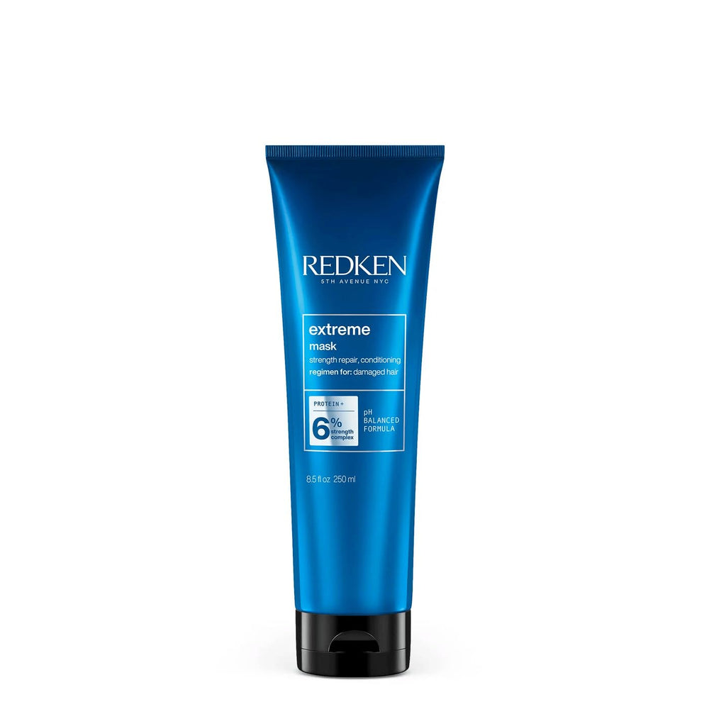 Redken Extreme front packaging showing full jar and branding, conveys professional strength