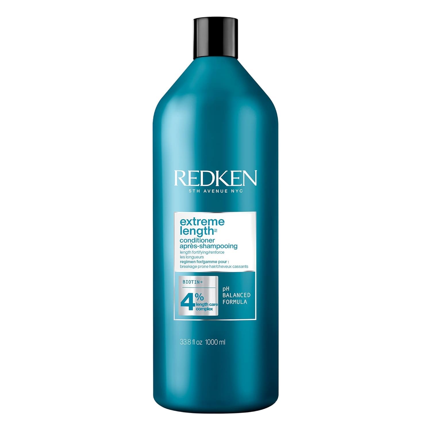 Redken bottle front view showing label and size for clear identification and trust