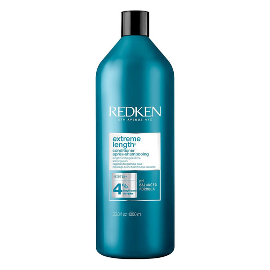 Redken bottle front view showing label and size for clear identification and trust