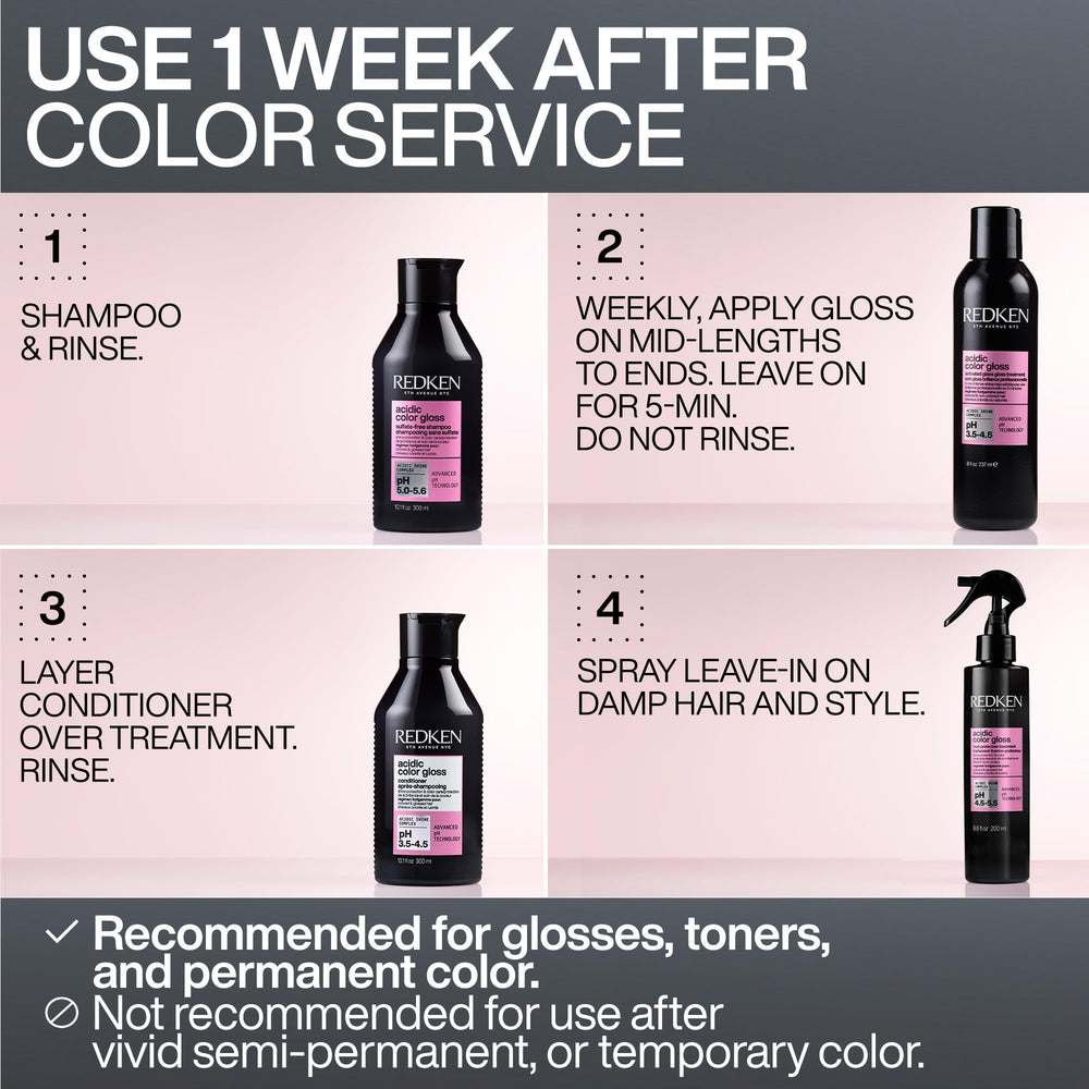 Redken treatment being applied in hand showing easy application and precise dosing benefit