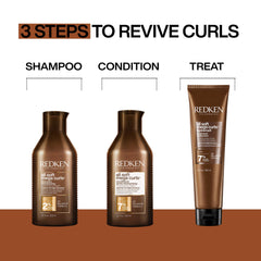 Redken Hydramelt held in hand for size comparison and travel-friendly benefit
