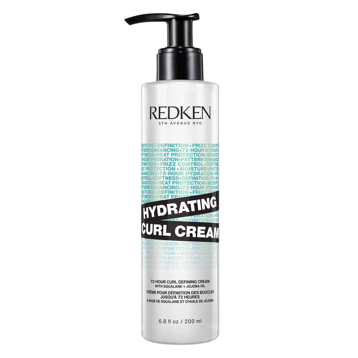 Redken front packaging showing tube and product name with clear benefits