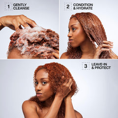Redken coconut and avocado oils ingredients shot conveys nourishing benefits