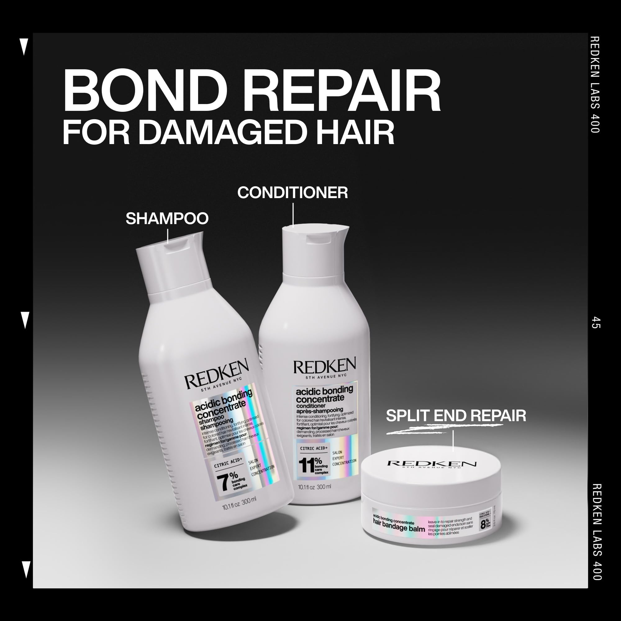 Redken on bathroom shelf lifestyle scene conveying everyday salon-quality care