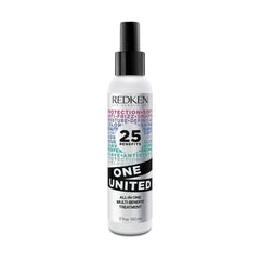 Redken One United front bottle showing label and size for easy recognition and use