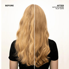 Redken product mist texture on hair showing lightweight coverage and shine
