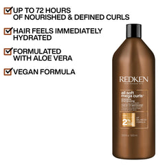 Redken shampoo texture pouring to show rich, hydrating consistency