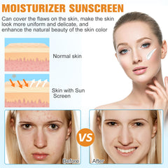 Rednow application on hand blending evenly for natural-looking tint
