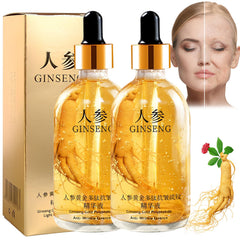 Rednow ginseng serum front bottle shows elegant design and easy dispensing benefit