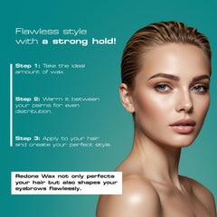 Redone applied to damp hair producing sharper hold and defined shapes