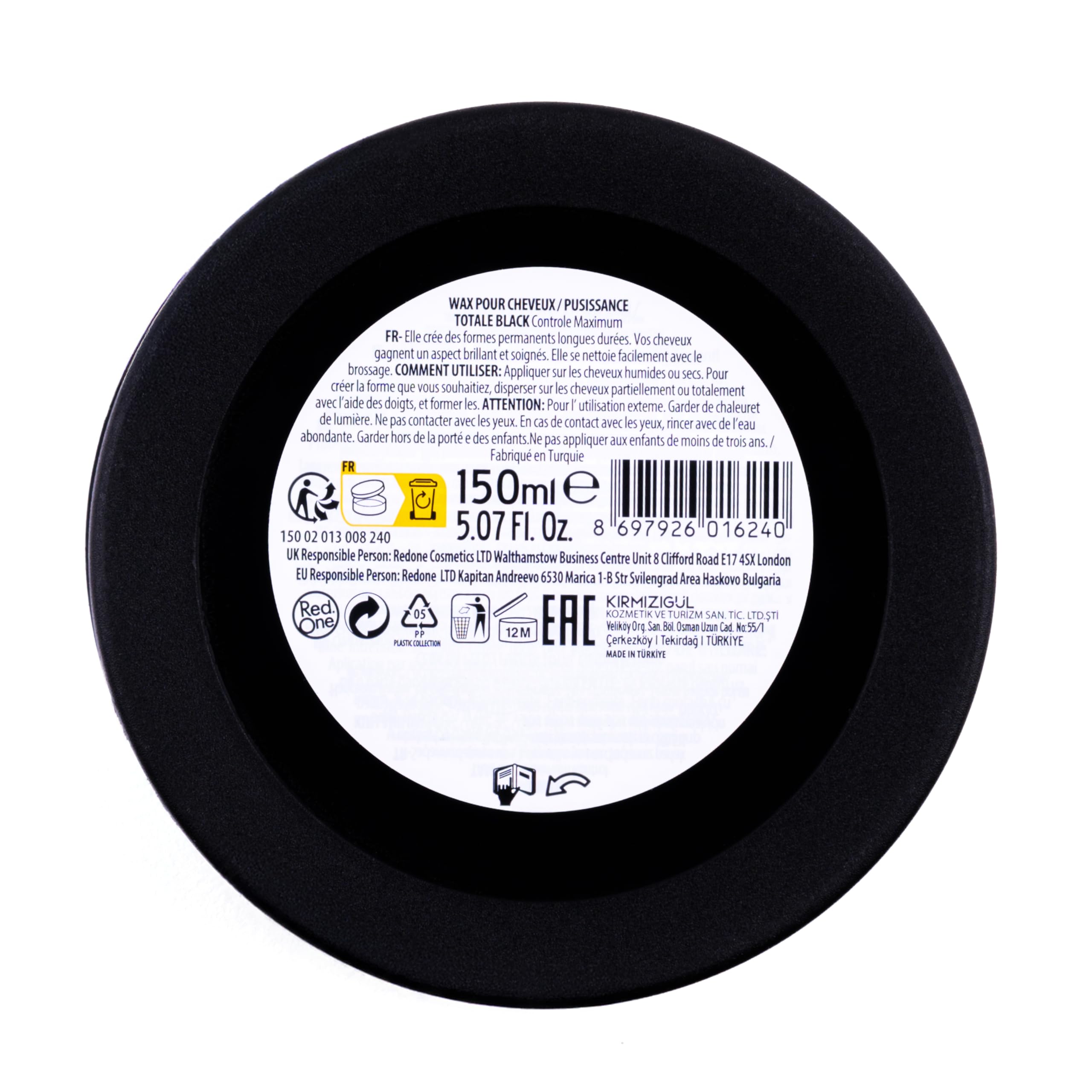 Redone label close-up showing ingredient clarity and professional quality