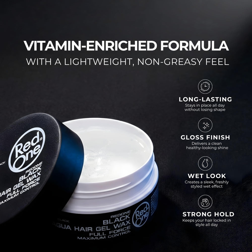 Redone open jar revealing smooth gel-wax texture for easy spread