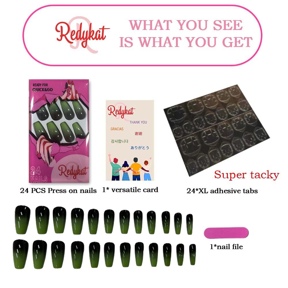 Redykat application steps at home illustrating easy press-on convenience