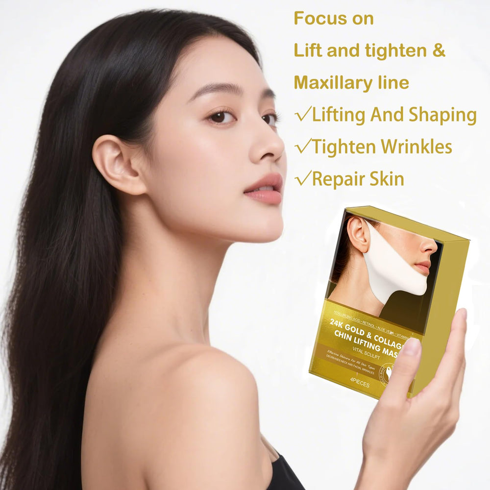 Reepic Cosmer open pouch revealing a single hydrogel V-line mask