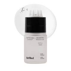 Refilled front packaging showing product and benefits