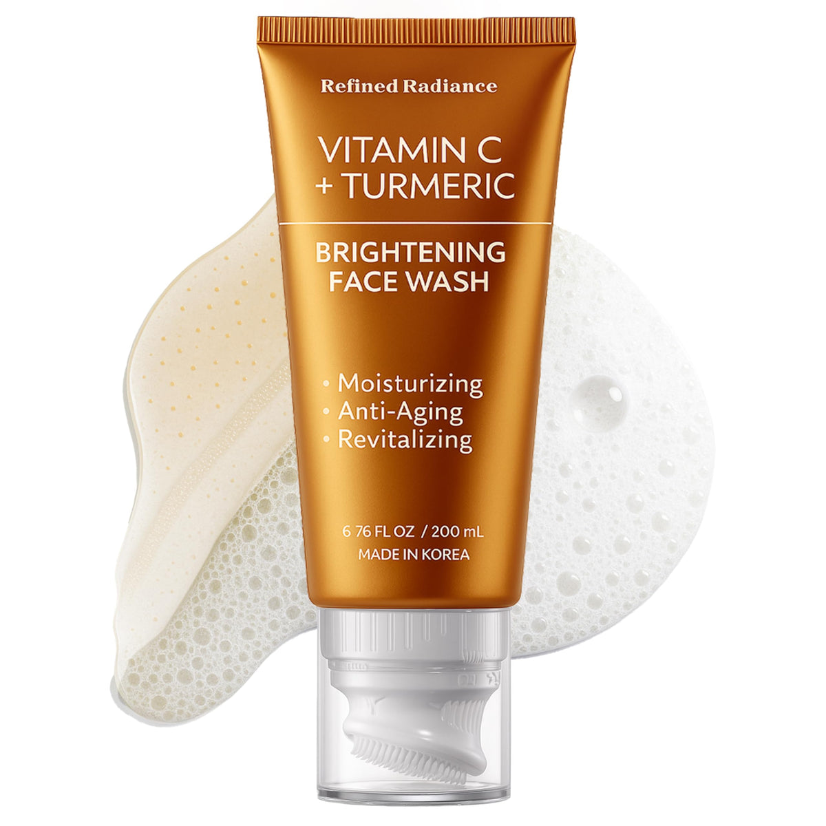 Refined Radiance front packaging showing clean Korean face wash and brightening benefits