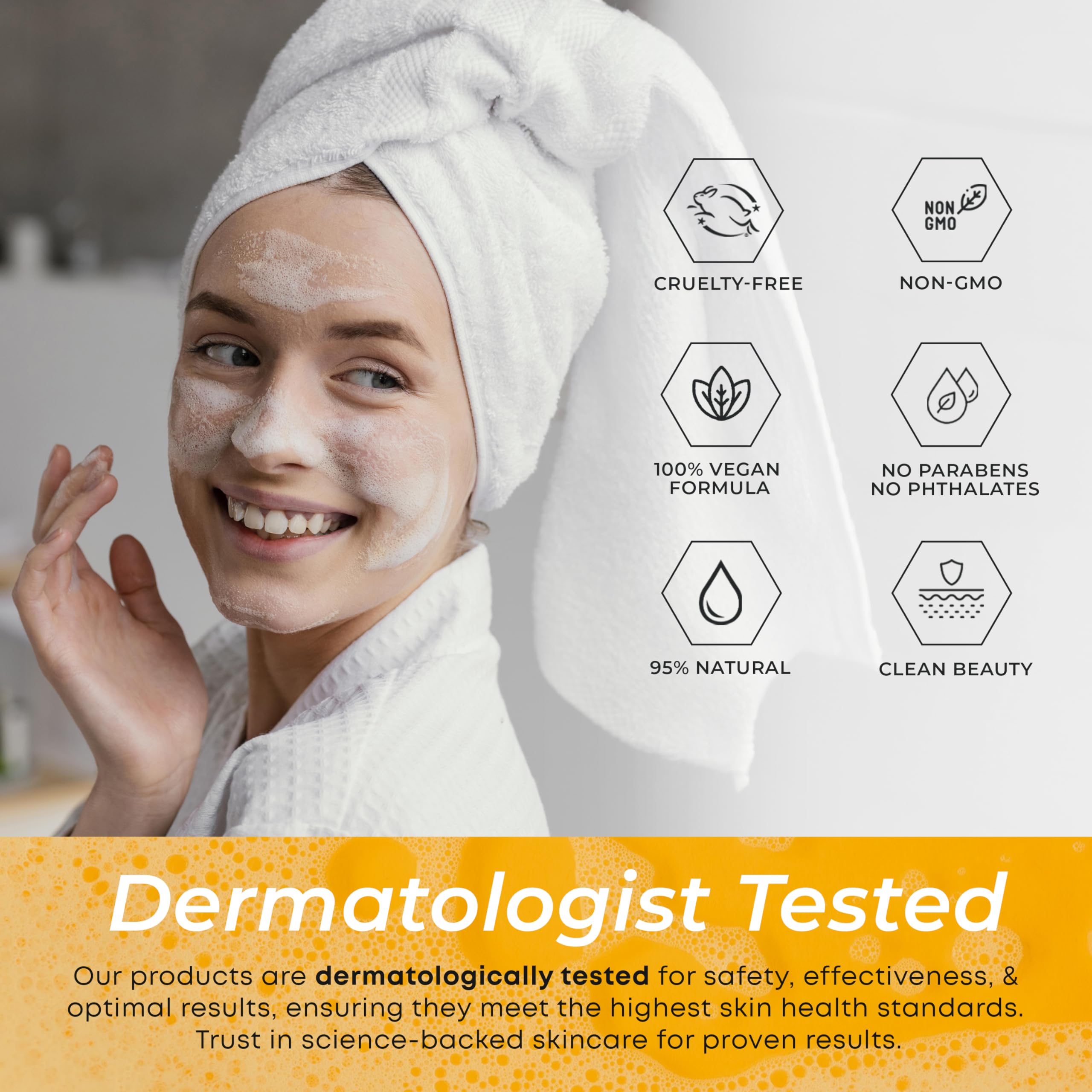 Refined Radiance in a bathroom setting illustrating daily routine and fresh radiance