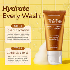Refined Radiance size comparison beside hand showing 200 ml bottle scale and convenience