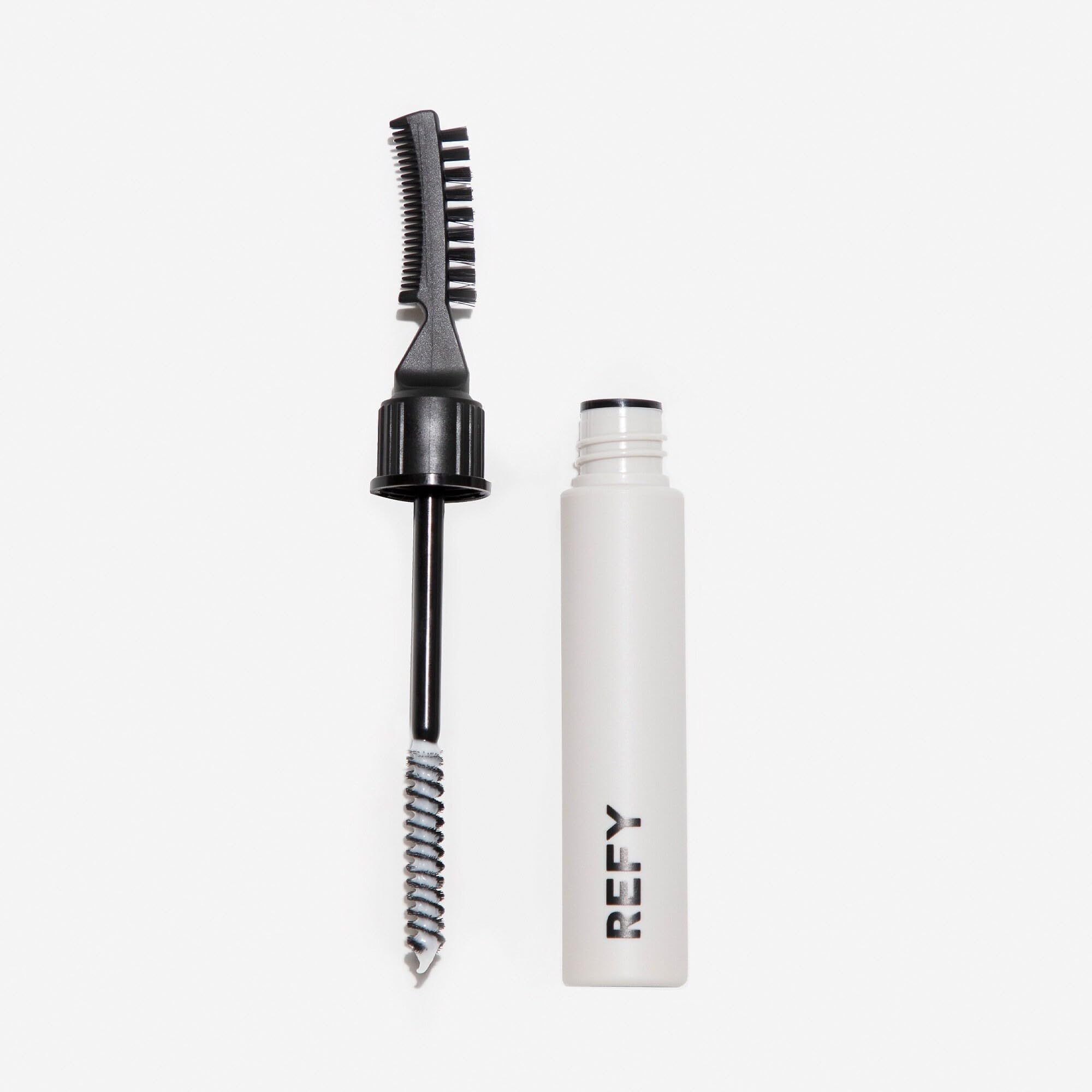 REFY tub in hand to show compact 0.28 oz size for travel convenience