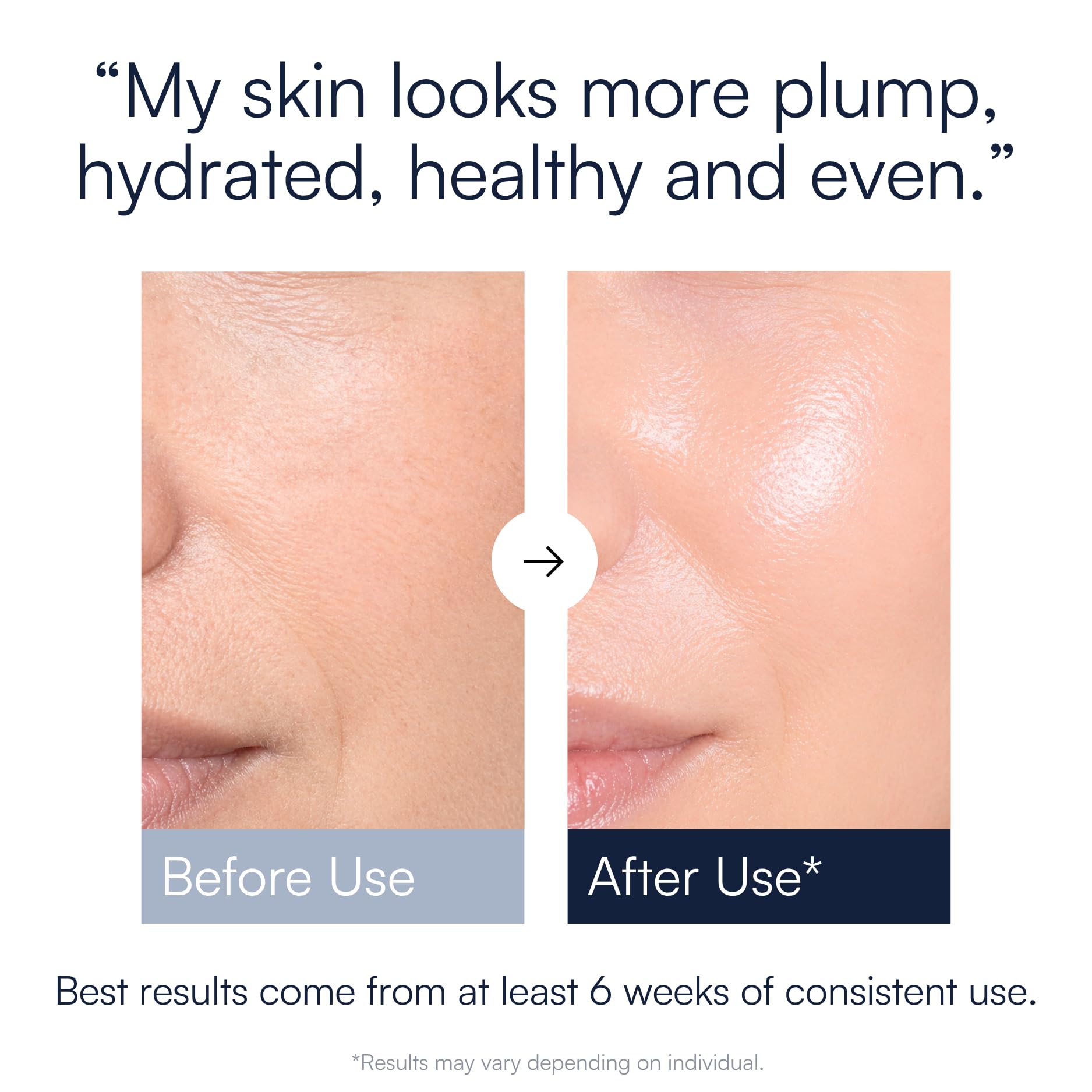 REGELICA detailed ingredient label, shows actives like Vitamin C and hyaluronic acid benefit