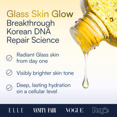REGELICA bottle open and pouring essence, demonstrates lightweight absorbent pour benefit