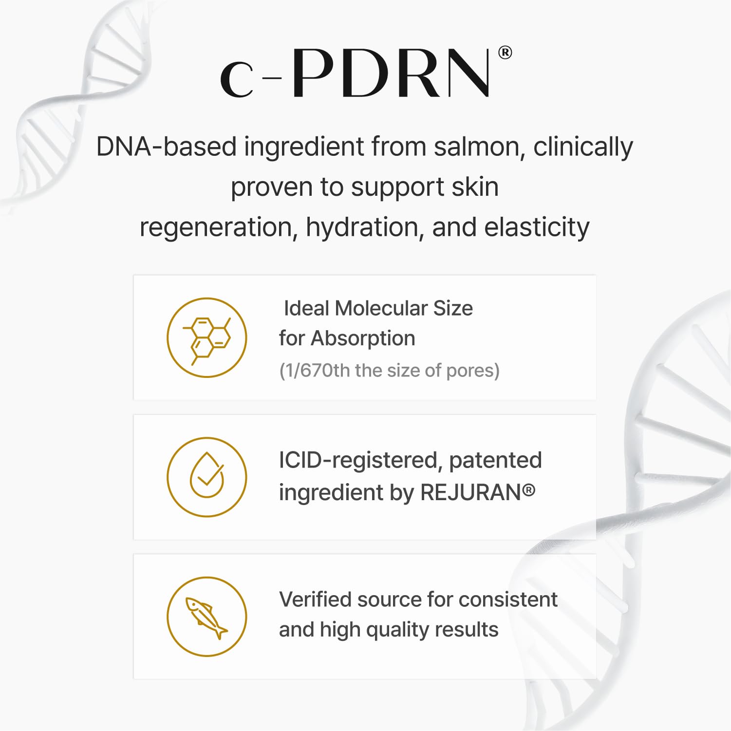 REJURAN application on cheek showing how cream adheres and nourishes skin