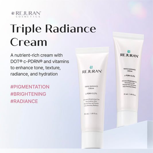 REJURAN cream texture close-up displaying silky, hydrating finish for smooth skin