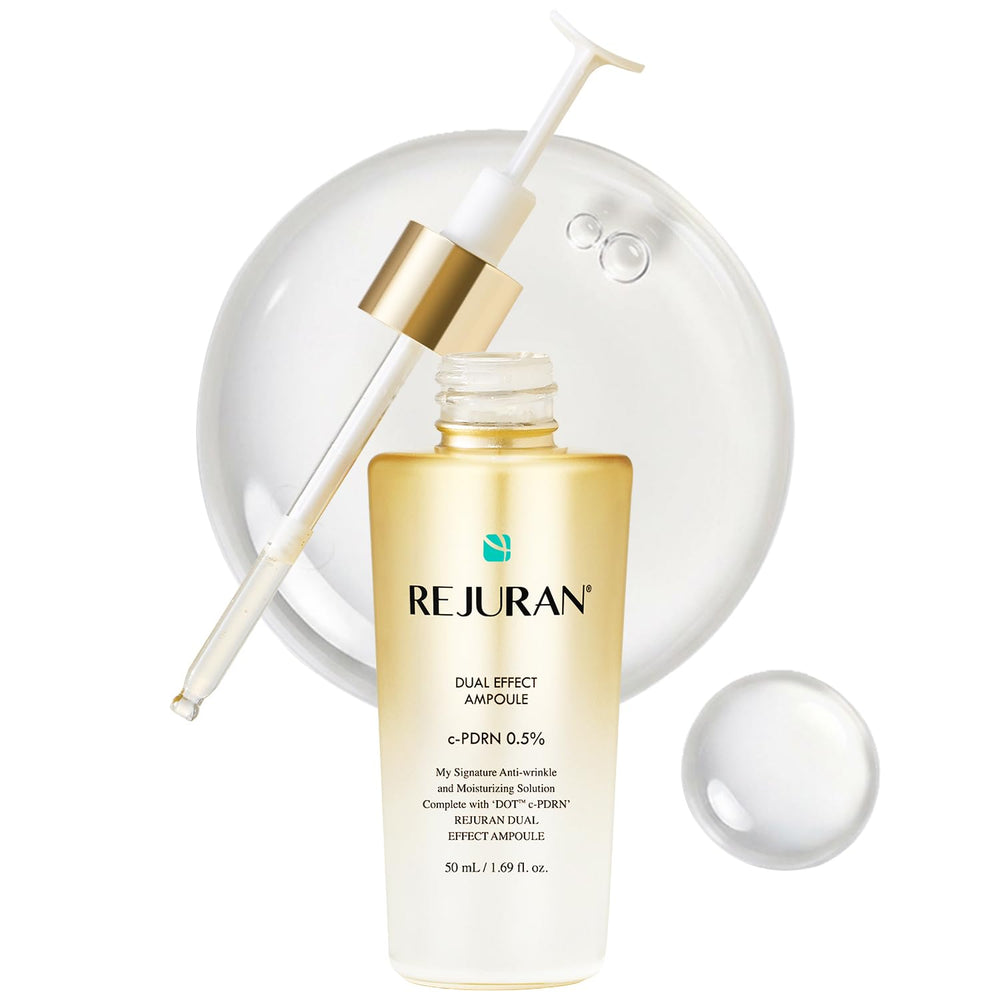 REJURAN bottle front view showing elegant label and product benefit