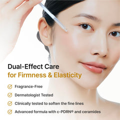 REJURAN serum texture close-up showing lightweight absorption benefit