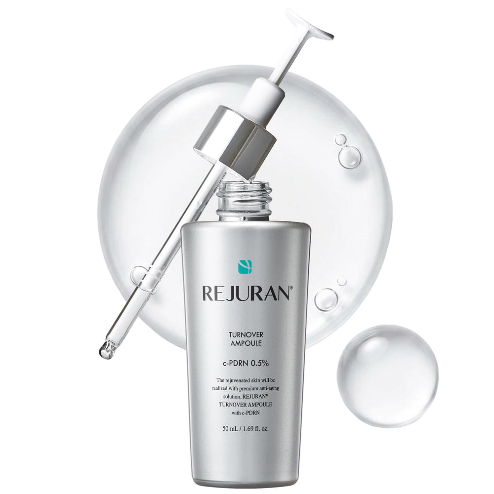 REJURAN front bottle showing label and product benefit for rejuvenation
