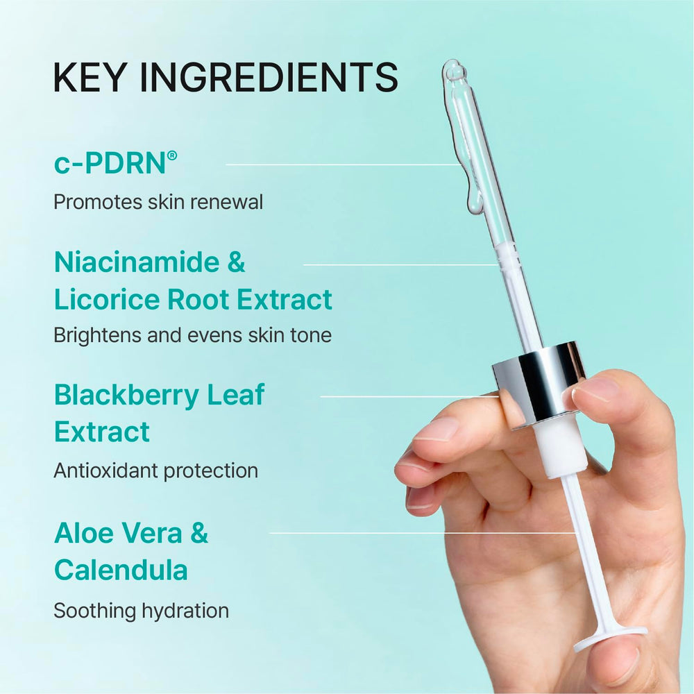 REJURAN next to measuring tape for larger 1.69 fl oz size comparison