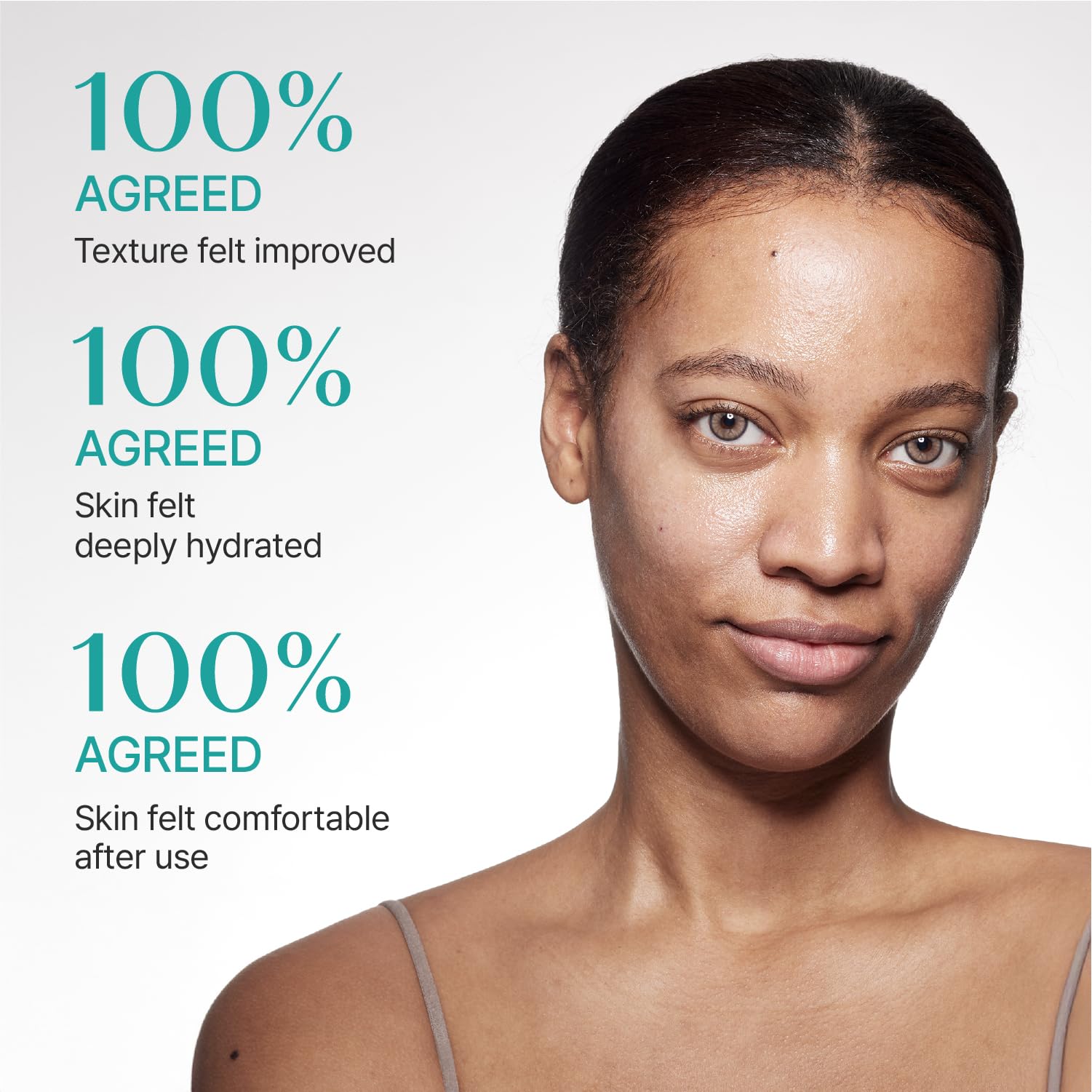 REJURAN close-up of cream texture, reveals silky spreadability benefit
