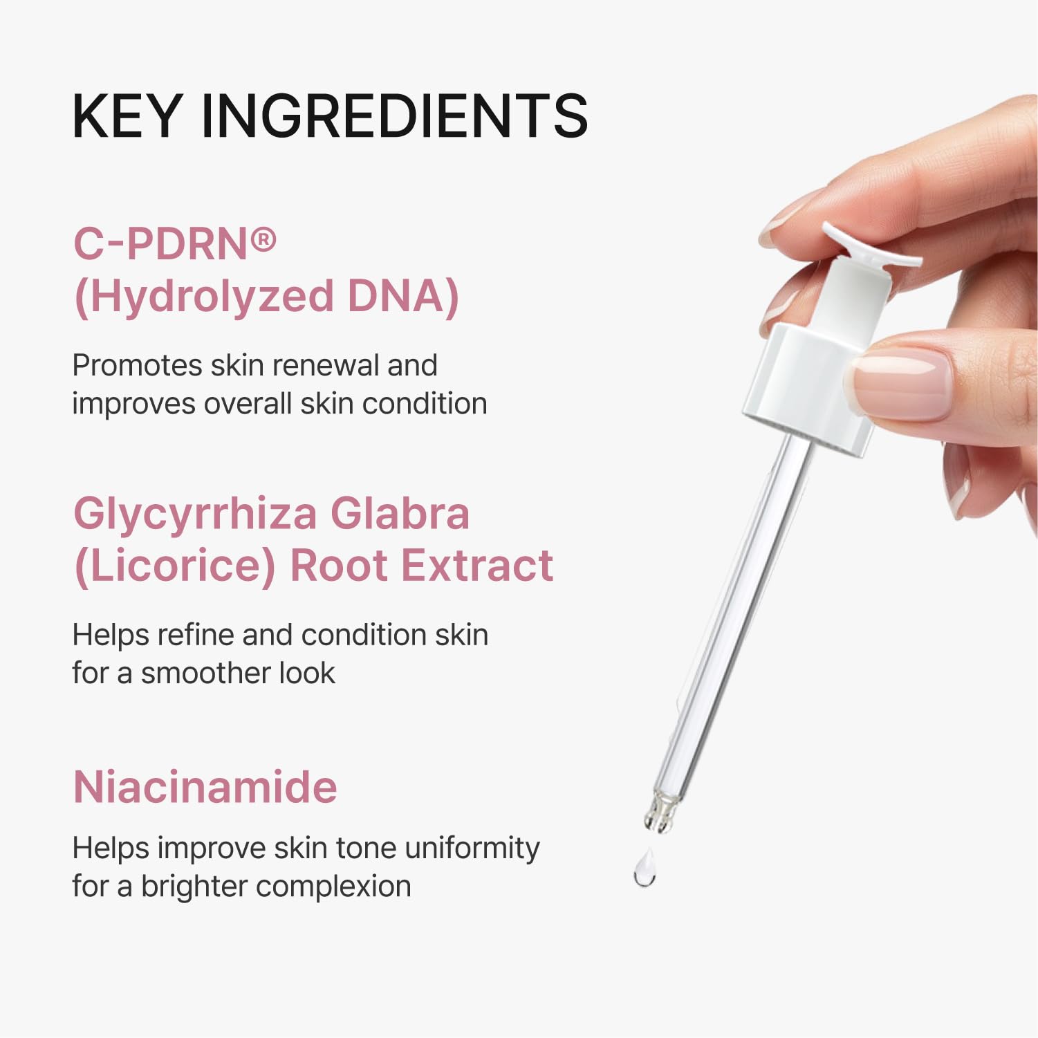 REJURAN ampoule placed with other skincare demonstrating routine compatibility