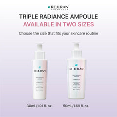 REJURAN ampoule on a bathroom vanity in morning light for daily use appeal