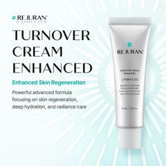 REJURAN cream texture swipe demonstrating silky, fast-absorbing finish for comfortable wear
