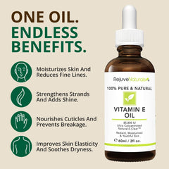 RejuveNaturals applying vitamin E oil to scar to support smoother skin