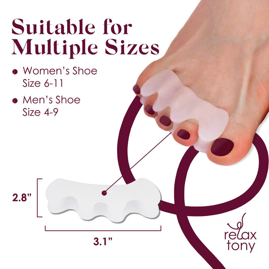 Relax Tony gel texture close-up showing soft durable material