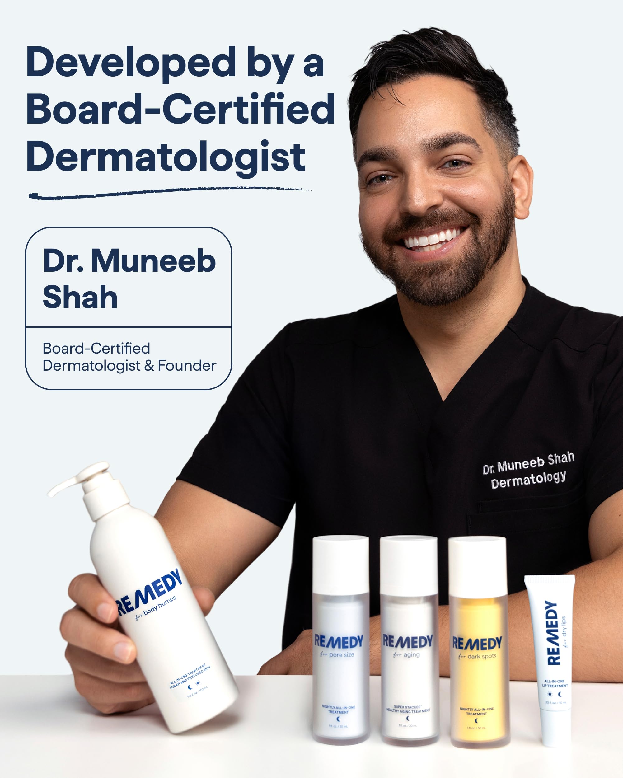 Remedy Science lifestyle bathroom shelf portraying everyday skincare integration